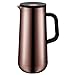 Produktbild WMF Impulse Isolierkanne 1l, Thermoskanne für Kaffee oder Tee, Druckverschluss, hält Getränke 24h kalt & warm, vintage kupfer