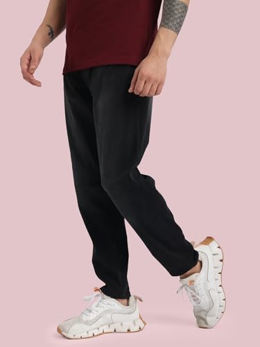 Image of Rupa Bumchums Men's Relaxed Fit Natural Denim Loungers with Adjustable Flat Drawstring
