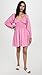STAUD Womens Bow Dress, Xs, Pink