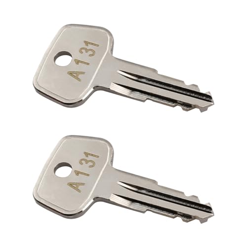 A131 SKS roof Rack Key,Yakima Replacement Key,Replacement Keys for Yakima SKS Ski,Roof,Cargo Box,Carrier Racks and Crossbars with Code Series A131[2 Pack]
