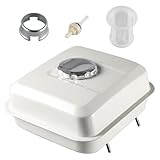 HGC Fuel Tank For Honda GX160 5.5HP GX200 6.5HP GX140 White Engine with Petcock Gas Cap Filter Replaces 17510-ZE1-020ZA