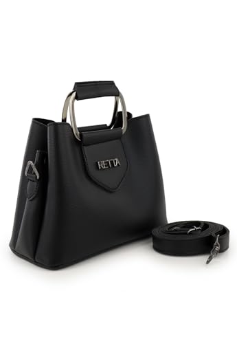 Bolsa Feminina Transversal De Mão Choe Retta Oficial (Preta)