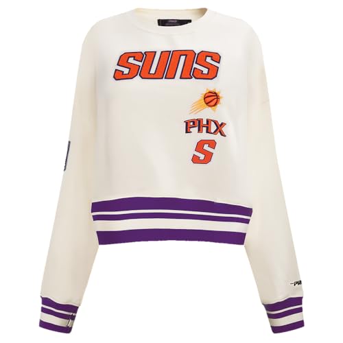 Sudadera Phoenix Suns NBA para mujer Pro Standard color cáscara de huevo talla S