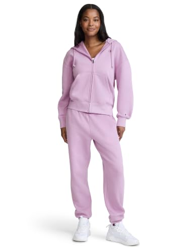 Image of Champion Women's Cinched-Bottom Fleece Sweatpants, Oversized Fit, Midweight