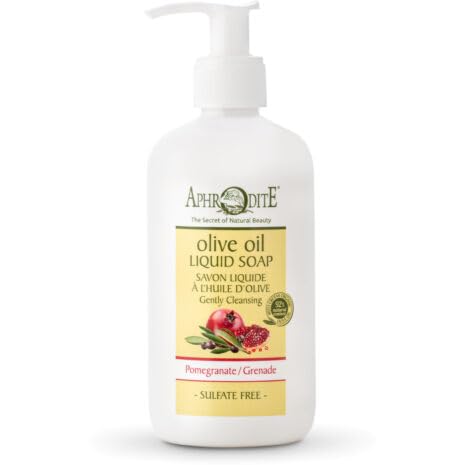 Aphrodite Pomegranate Olive Oil Liquid Hand Soap, Sulfate Free, 16 fl oz