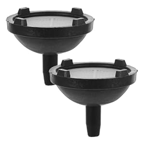 Veemoon 2 Stück Schwarze Y-Siebkorbfilter