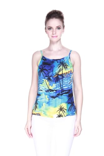 Image of Hawaii Hangover Family Matching Hawaiian Clothes, Sunset Blue | Family matching Hawaiian outfits, Sunset Blue, lightweight rayon, machine washable, tropical print, luaus, cruises