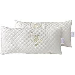 Almohadas Todocama - Almohada viscoelástica Aloe Vera con Copos 100% viscoelásticos. Tejido Strech Aloe Vera. Termoregulable. Firmeza Media - Alta. Fabricado en España. (Pack 2 x 75 cm)