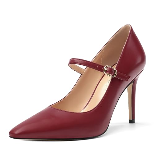 Women's Mary Jane high - Heel Shoes are Suitable for Various Occasions, Such as banquets and Office scenarios. The Heel Height is 3.3 inches.