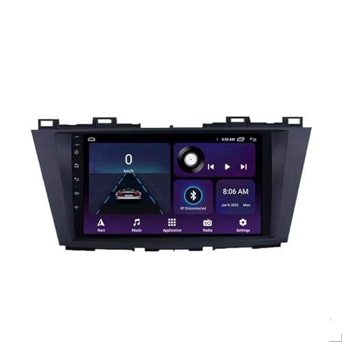 Navegación de Video del Automóvil para Mazda5 Mazda 5 2010 2015 Soporta Bluetooth, Control Volante, USB, WiFi, 4G, Mirror Link, Radio FM, 8 Nuclear 4G+64G