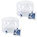 RISEPRO Contenitore per l'acqua Pieghevole 20L Confezione da 2 caraffa per l'acqua Senza BPA