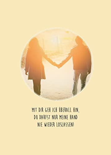 Postkarten Hochzeit - 25 Postkarten Liebe: Postkarten Set Liebe für die Hochzeit als liebevoll gesta