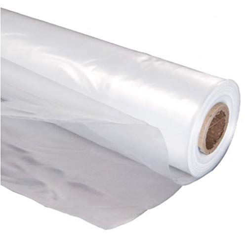A&A Green Store Greenhouse Plastic 4 Year 6 mil UV Resistant Clear Polyethylene Film (16' x 100')