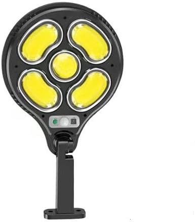 Solar Power COB Street Light with Remote Control, IP65 Waterproof, Adjustable Head, 1200mAh Battery, 3 Operating Modes