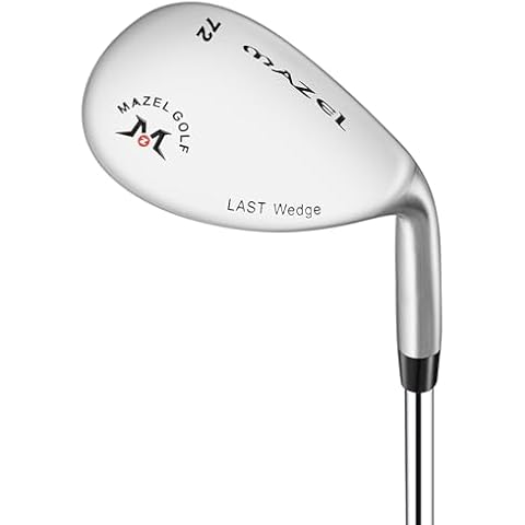 MAZEL Forged Golf Wedges for Men & Women - Golf Gap Wedge, Sand Wedge,Lob Wedge,Escape Bunkers and Quickly Cuts Strokes Around The Green,High Loft Golf Club Wedge Cover