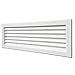 La Ventilazione P3713B-Y Rejilla de ventilación, Color Blanco, 370x130 mm