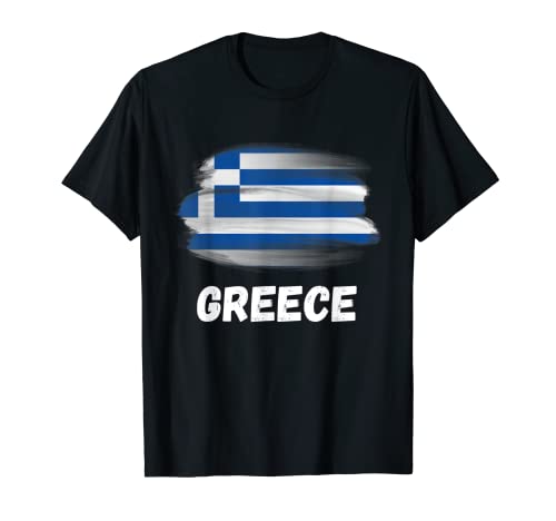 Greece flag pride retro greek flag family matching t-shirt