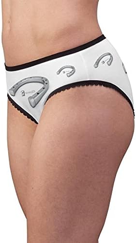 Horseshoe Panties,Horseshoe Underwear, Briefs, Cotton Briefs, Funny Underwear, Panties For Women
