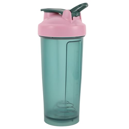 Imagen de SOIMISS Botella Mezcladora de Proteínas Verde 700 Ml con Batidor de Alambre Vaso para Batidos de Gimnasio y Pre-Entrenamiento Botella Portátil para Bebidas Deportivas y Smoothies