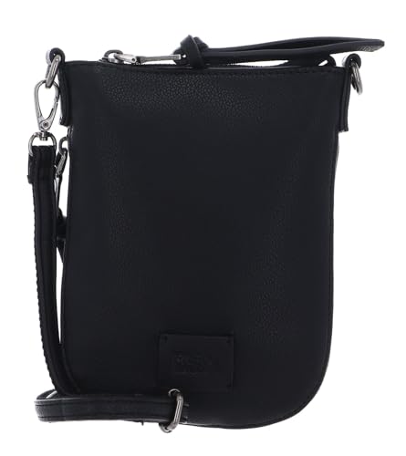 Bolso bandolera de cuero negro FREDsBRUDER ideal para tu rutina diaria