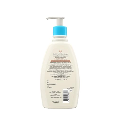 2. Bild von Aveeno Baby Daily Moisture Body Lotion für empfindliche Haut, natürliche kolloidale Haferflocken & Dimethicone, hypoallergene, feuchtigkeitsspendende Babylotion, parfümfrei, 532 ml