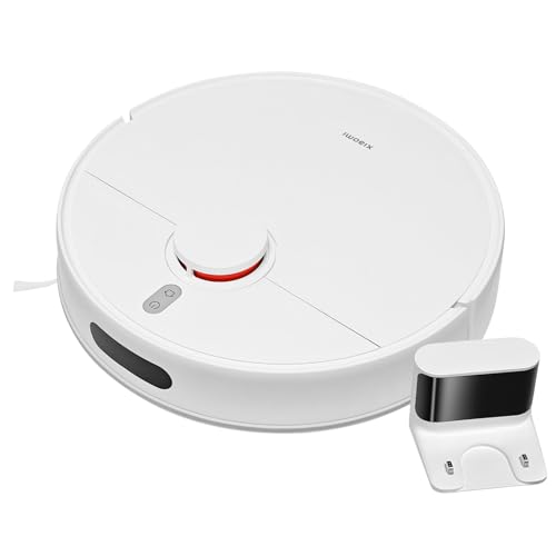 XIAOMI S40C Robot Aspirapolvere, 5000Pa Robot Vacuum e Lavapavimenti 2-in-1, 4 Modalità di Pulizia, Navigazione laser LDS a 360° Aspirapolvere Robot per La Pulizia di Tappeti e Pavimenti Duri