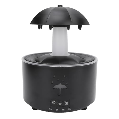 Humidificador Difusor Aromático Eléctrico 300 mL Negro