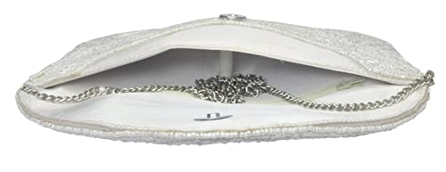 Image of DUCHESS Women's Hand Embroidered Envelope Clutch -Bridal Ethnic Traditional Casual Purse /Clutch /Handbag (23 L x 2.5 W x 13H cm)