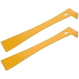 Hemobllo 2 Stück Edelstahl Bienenstockwerkzeug Rostfreier Imkerei Schaber Rahmenheber Verschleißfest Bruchfest für Sichere Bienenstockreinigung bei Imkern