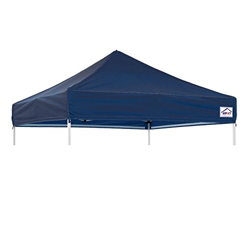 Impact Canopy 8' x 8' Pop-Up Canopy Tent Top, Replacement Cover Only, Navy Blue
