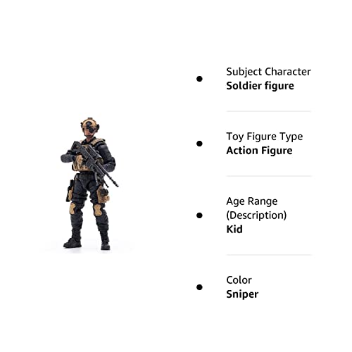 Joytoy 1/18 Action Figures Pap Special Force Sniper Figure Model (4.1Inch) #TOP3