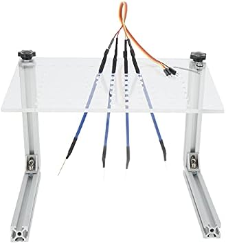 ECU Programming Frame, Silver BDM Holder with 4 Probe Pins for Diagnostic Tool Bracket, Engine Control Unit Repair and Car ECU Tuning, for Automotive Technicians, Mechanics and DIY
