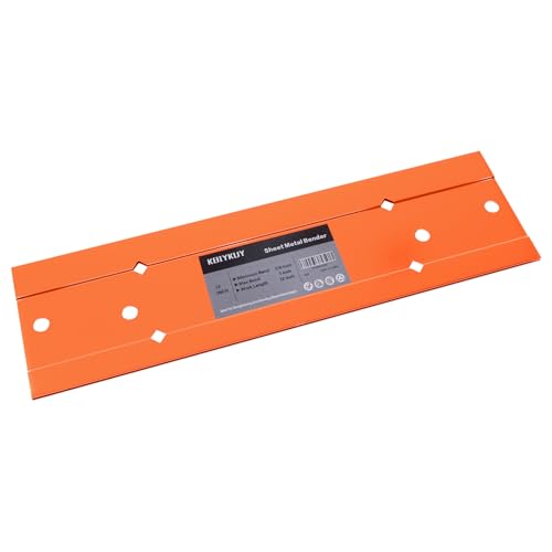 Kbiykuy Sheet Metal Bender Folding Tool, 12 Inch Hand Seamer for HVAC Ductwork, Roofing & Metal Panels, 3/8