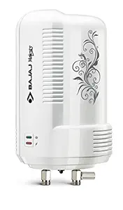 Bajaj New Majesty Instant 3 Litre, 3 KW Verical Water Heater (White) Wall mounting