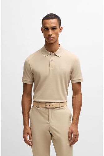 BOSS Herren Calindo_sz35_sd Gürtel, New - Medium Brown215, 105 EU – Ansicht 3
