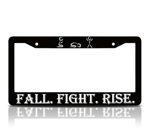 Motivation Quote License Plate Frame for Cars
