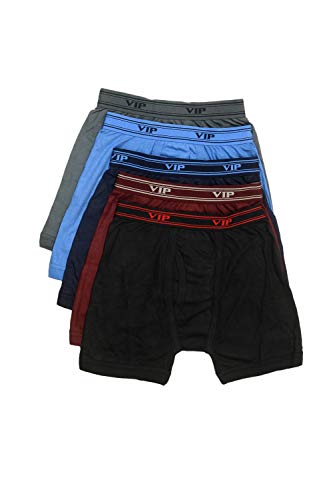 Image of VIP ULTIMAICD Color Men's 100% Cotton Interlock Fabric Trunk with Outer Elastic Waistband
