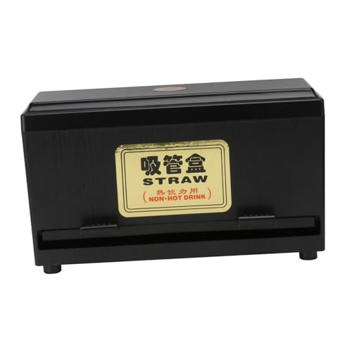 Ipetboom 1Pc Straw Holder, Straw Dispenser Pencil Dispenser for Classroom Countertop Bulk Straw Dispenser Straw Dispenser Holder with Lid for Restaurant Bar Home