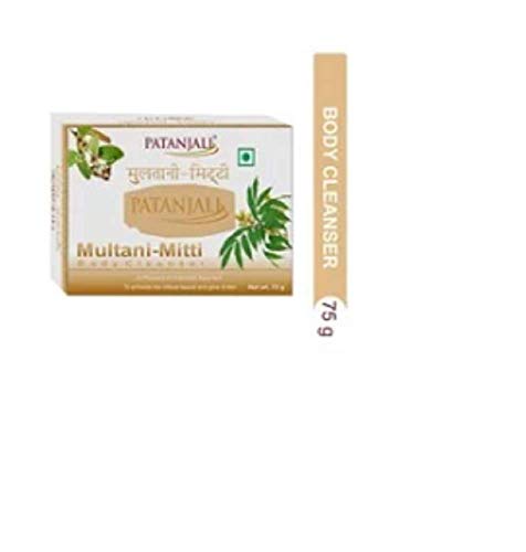 Patanjali Multani-Mitti Body Soap - 75g - Pack of 3