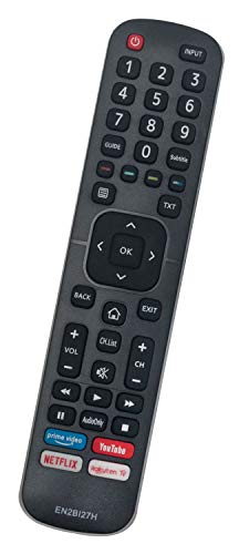 ALLIMITY EN2BI27H Fernbedienung Ersetzen für Hisense LED 4K Smart TV 32AE5500F H55B7120 40AE5500F H43B7120 H43B7500 H65B7500 H75B7510 H55B7300 H65B7300 H43B7100 H65B7100 H43BE7400