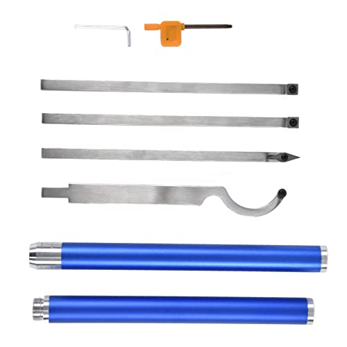 Juego de herramientas para tornear madera con mango de aluminio miniatura 3