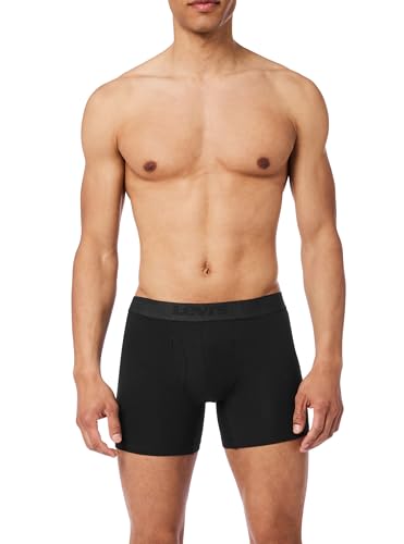 Levi's Men's 5-Pack Melange Waistband Boxer Brief, Black Combo, Medium - image 2