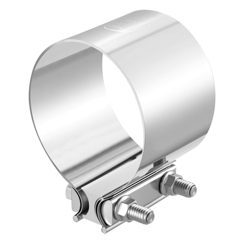 EVIL ENERGY 4.0 Inch Exhaust Clamp, Butt Joint...