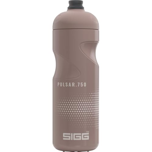 Sigg - Fahrrad Trinkflasche - Pulsar Dusk - Quetschbar - Spülmaschinenfest - Federleicht - Auslaufsicher - BPA-frei - Sport & Fahrrad Zubehör - Rosa - 0 75L