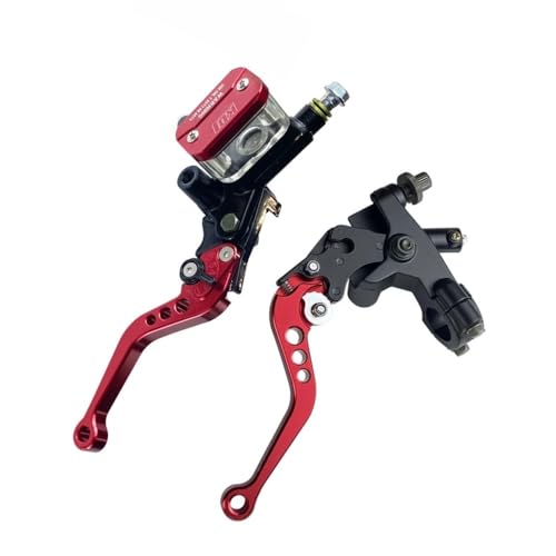 Embrayage hydraulique moto 7/8 bleu avec couvercle transparent