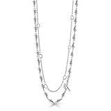  Guess Damen Kette ohne Anhänger Versilbert - UBN28000