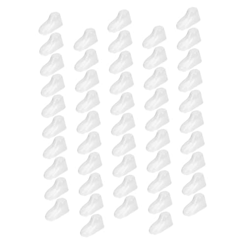 Cabilock Infant Shoes Display Stand Holder 50pcs Toddler Shoes Display Model Baby Foot Molds Plastic Safe PVC