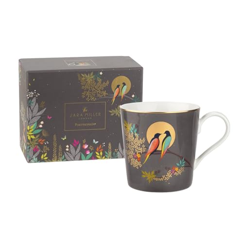 Portmeirion Sara Miller London Chelsea Mug Gris Oscuro 12 Oz miniatura 1