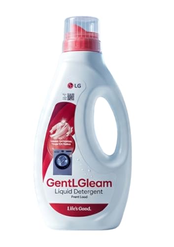 LG GentLGleam Liquid Detergent For Front Load Washing Machines Gentle On Fabrics, Tough On Stains (Part Code CLS31460007)