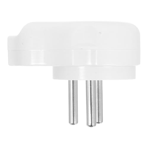 HAMPPLIES Enchufe Cableado Israelí Estándar Blanco con Conector Macho-hembra Cilíndrico Conexión Segura y Compatible para Uso Industrial Oficina y Hogar